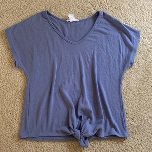 “Caution to the wind” tie tshirt